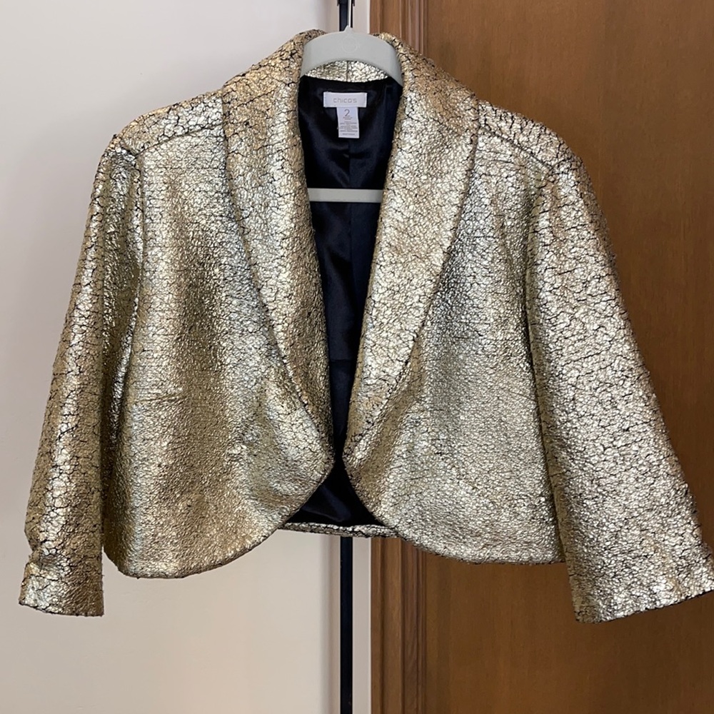 Gold short jacket